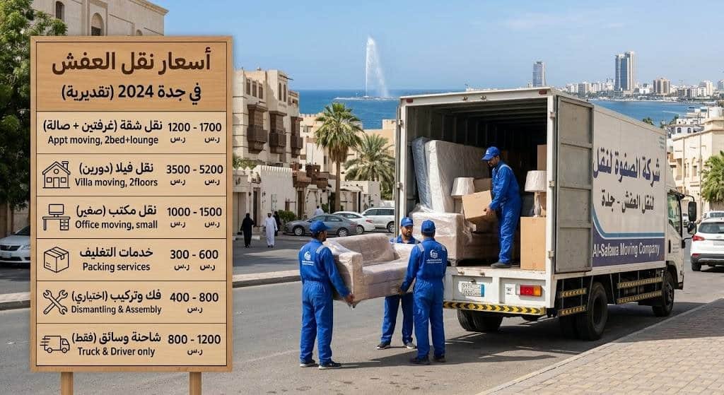 اسعار نقل العفش في جدة